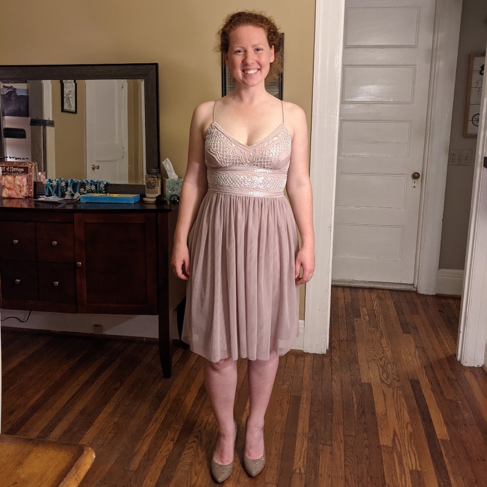 Anthropologie Wedding Guest Dress-Adrianna Papell